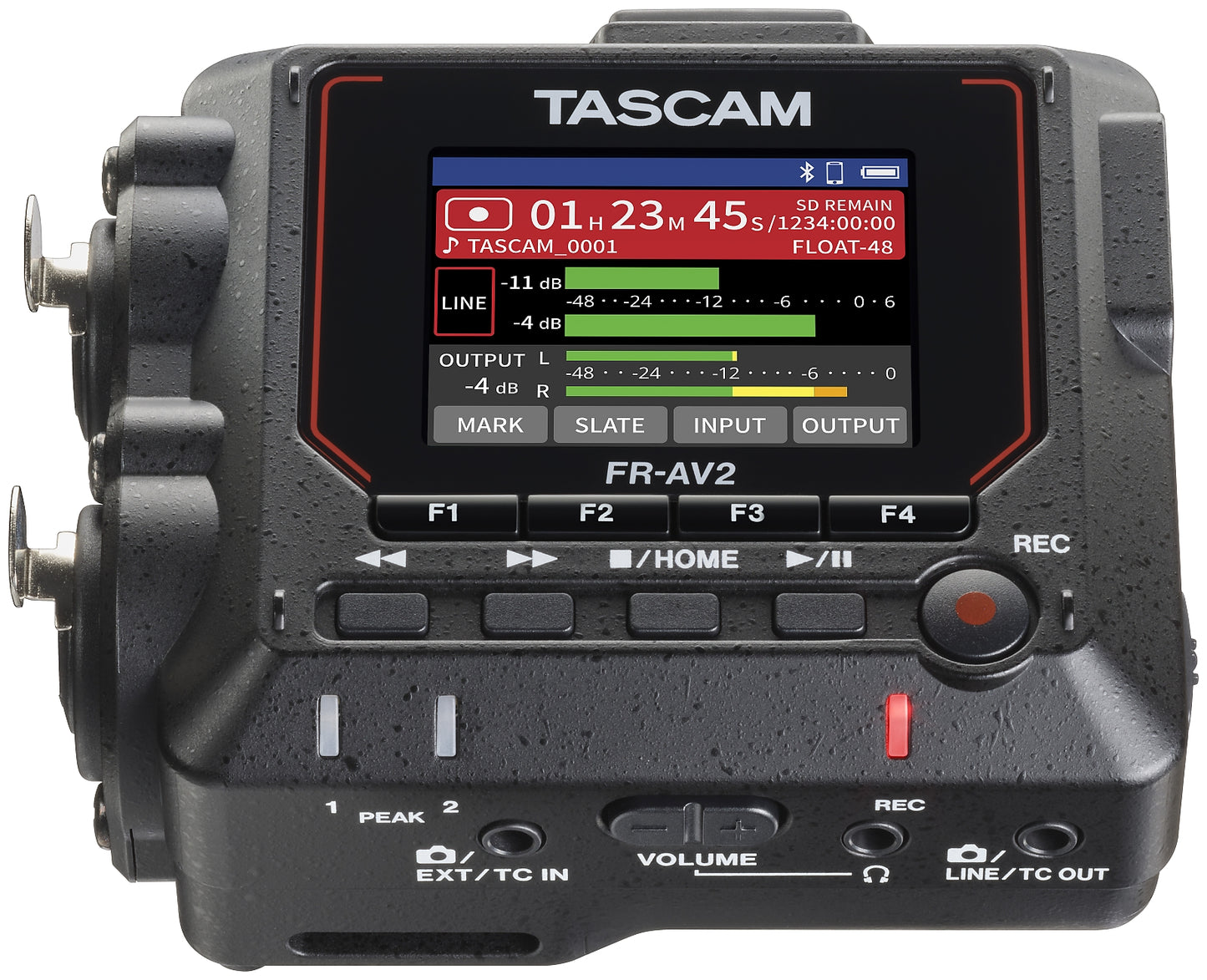 Tascam FR-AV2 2-channel audio recorder with timecode