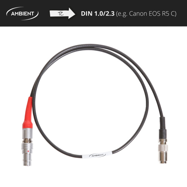 LTC-OUT-DIN - Timecode cable PushPull-5-pin (Lemo compatible) to DIN1.0/2.3