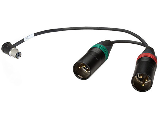 VSL-TA5F90L-2XLR3M - Adapter Cable TA5F90L to 2x XLR3M
