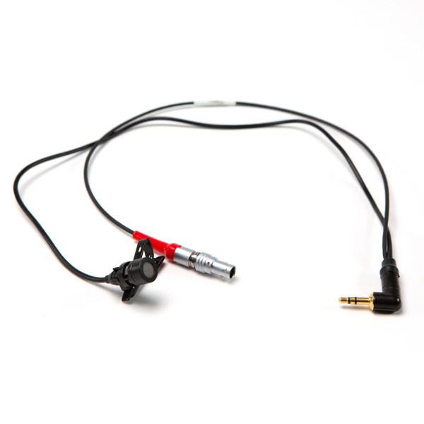 LTC-OUT35/MIC - Timecode cable with microphone for scratch track/transcription track
